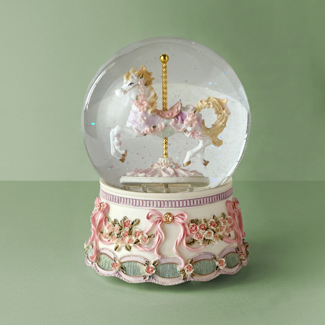 Serenade Carousel Snow Globe