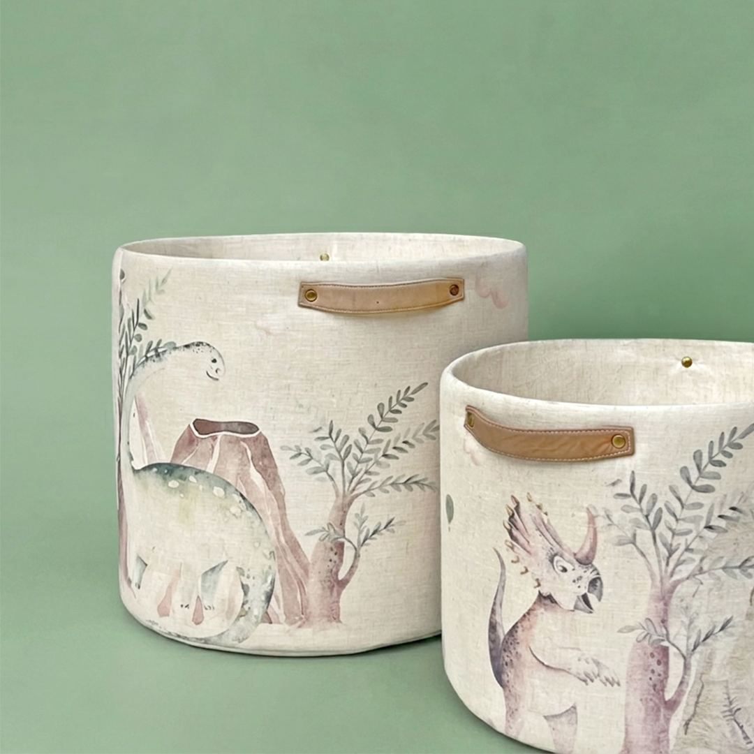 Dino Print Basket