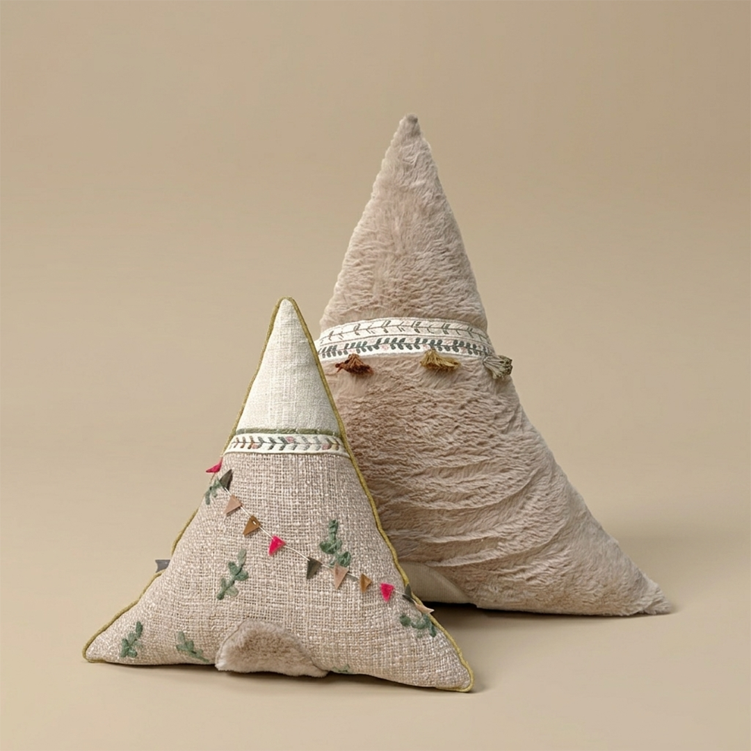 Tee Pee Small (sand) Shaped Cushion