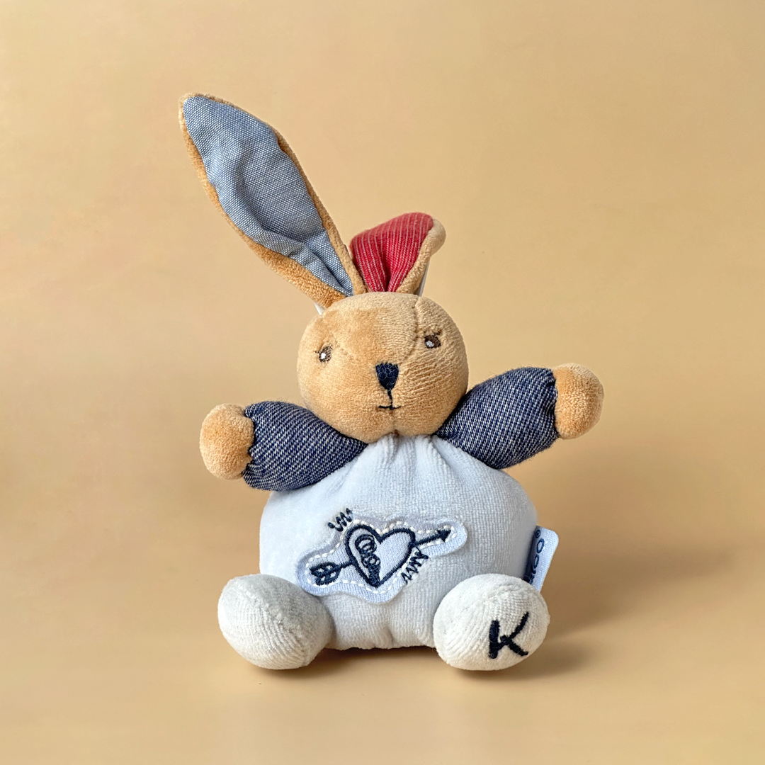 Kaloo Denim Bunny – Patchwork Heart