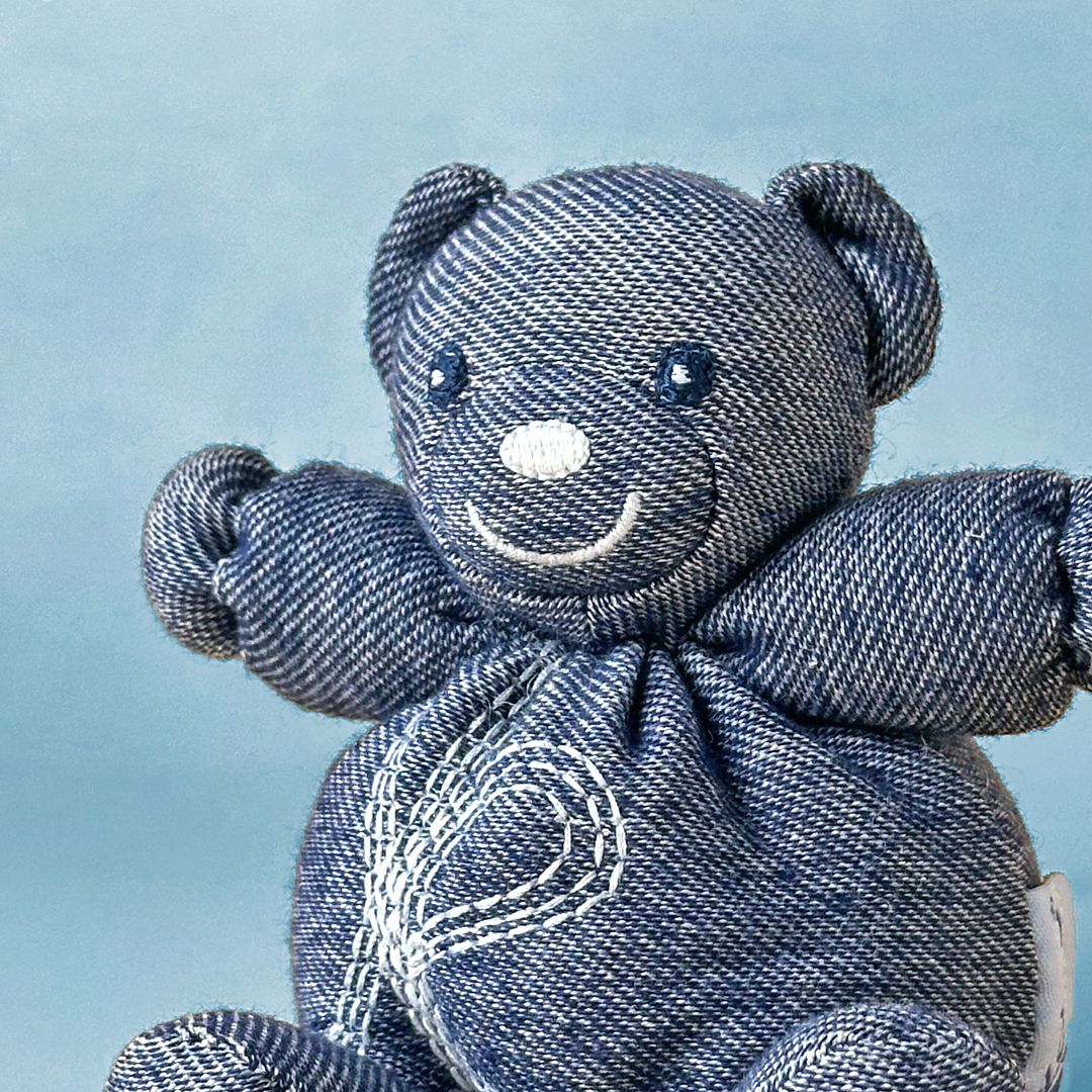Kaloo Denim Bear – Classic Blue