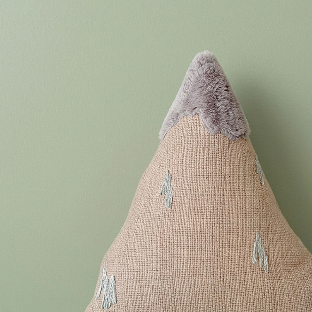 Triassic Hills Large Shaped Cushion