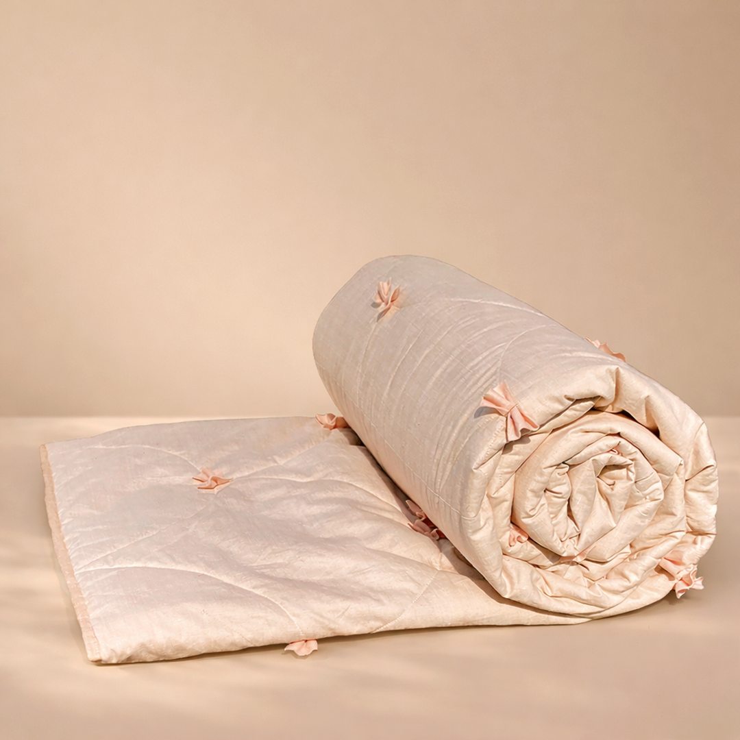 Dimpled Bow bedspread