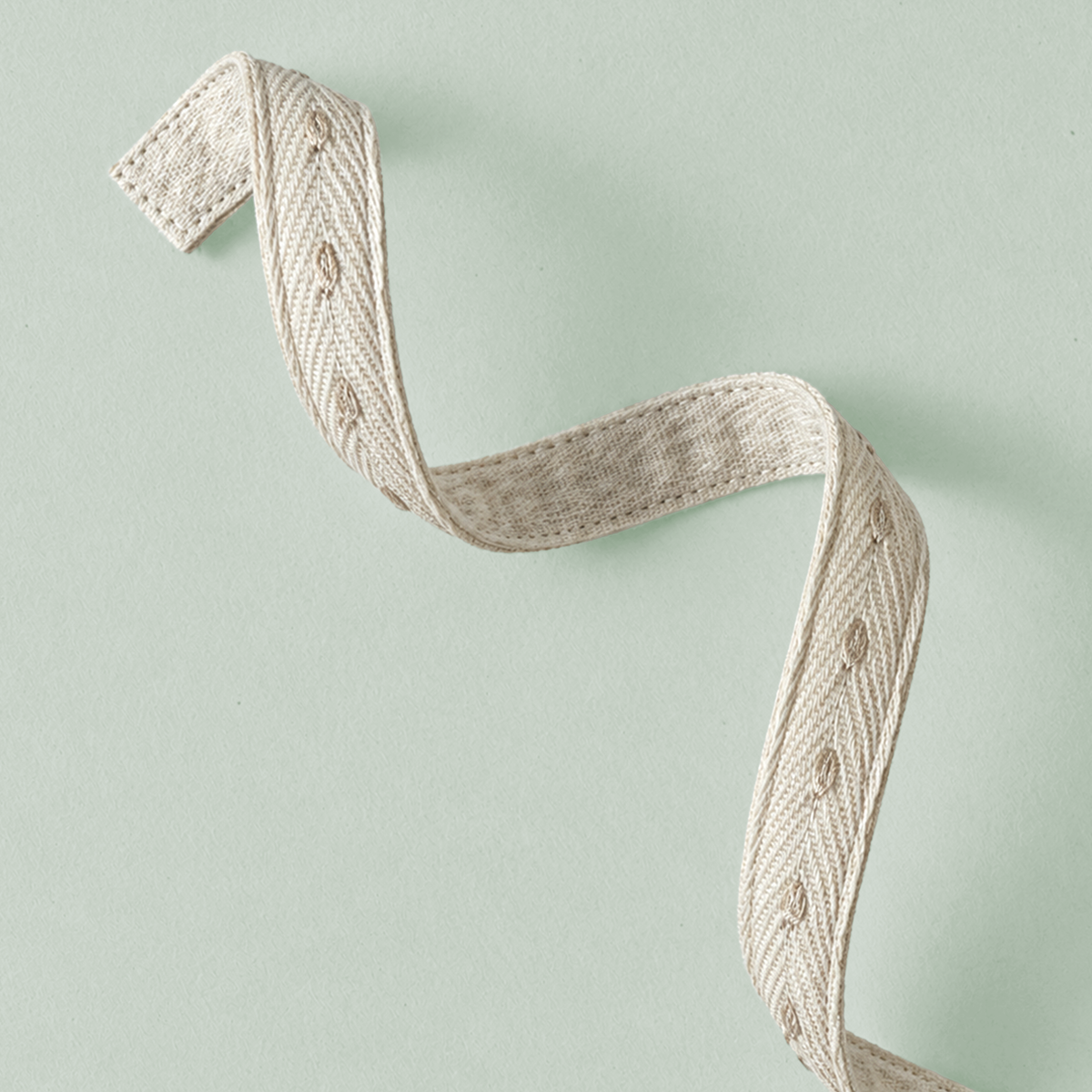 Embroidered Leaf Trim