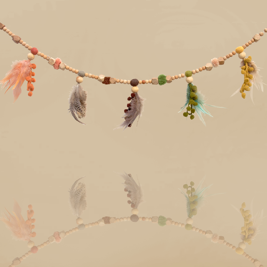 Forest Hues Feather Garland