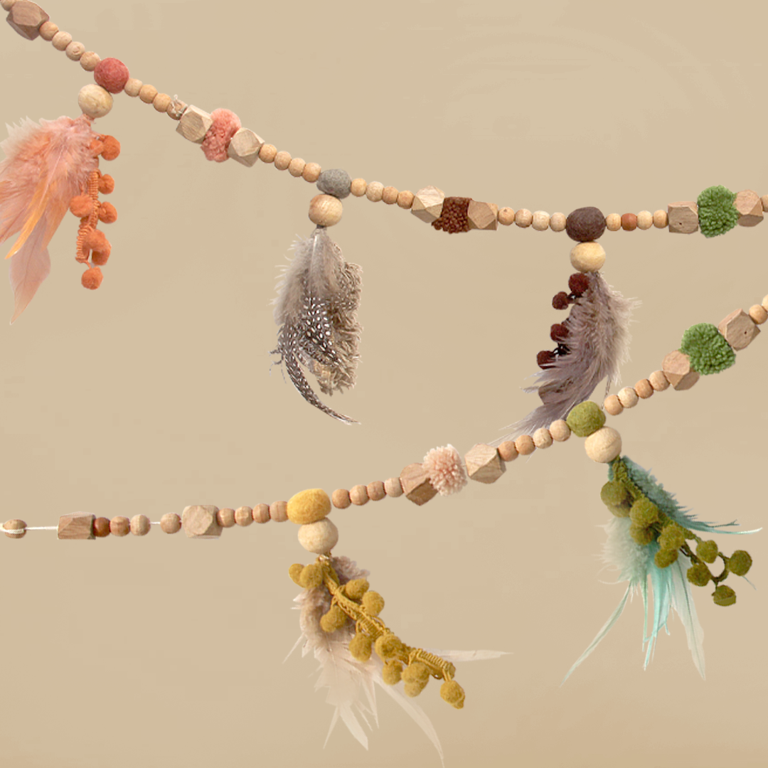 Forest Hues Feather Garland