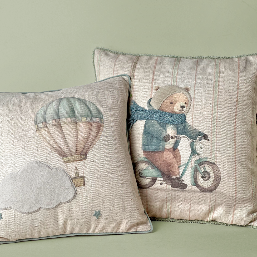 Cozy Bear Ride Cushion Cover