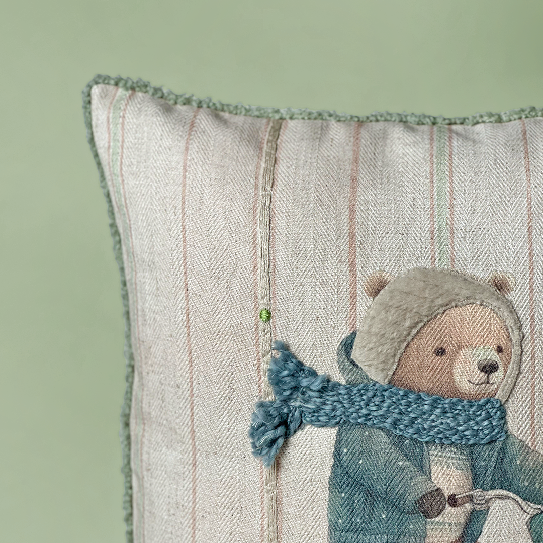 Cozy Bear Ride Cushion Cover