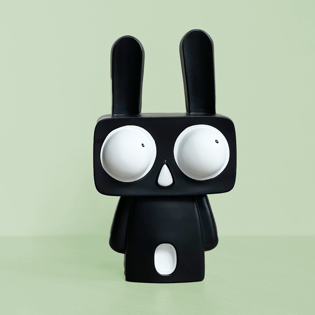 Pop-Eyed Bunny Figurine