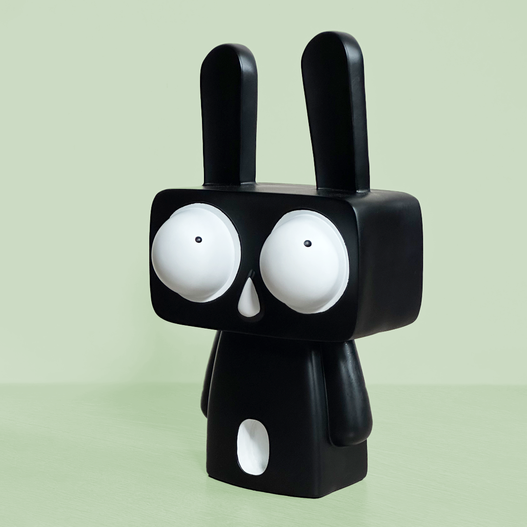 Pop-Eyed Bunny Figurine