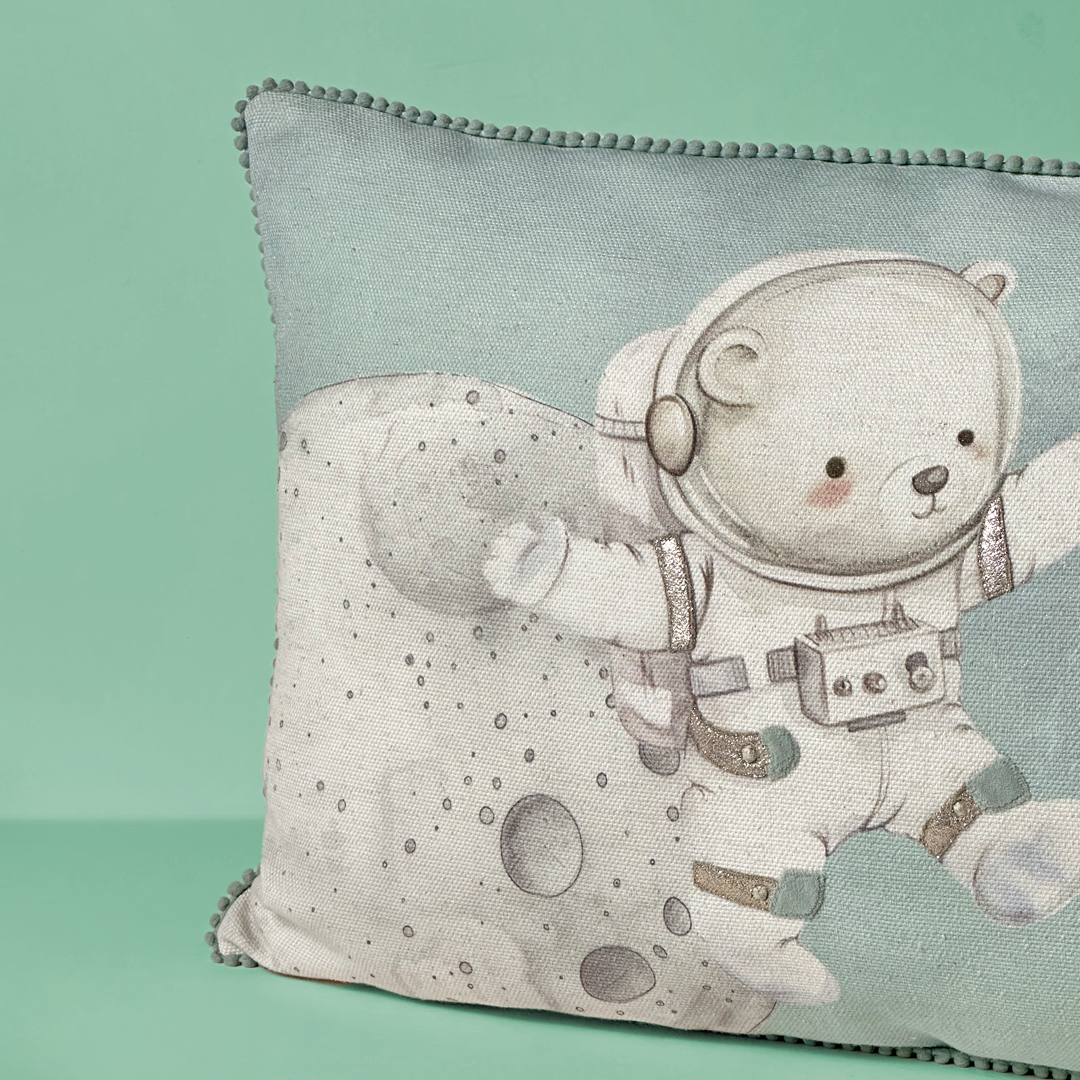 Cosmic Bear Adventure Cushion