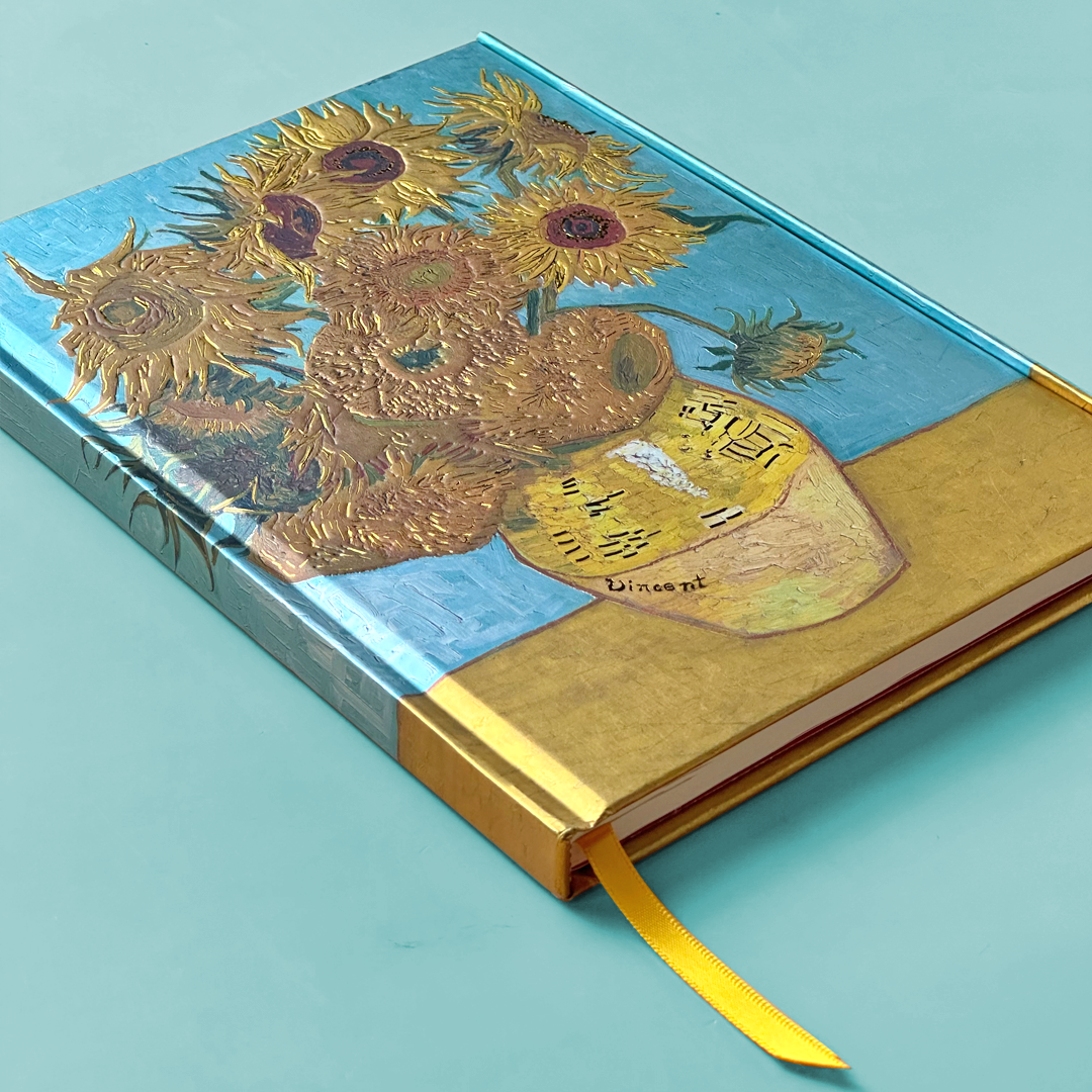 Van Gogh Sunflowers Hardcover Journal