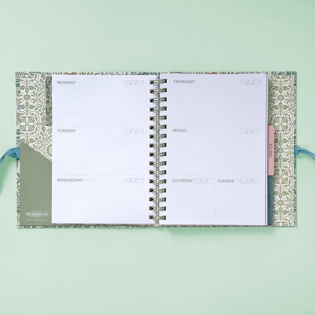 Morris & Co - Botanical Bliss Daily Organiser