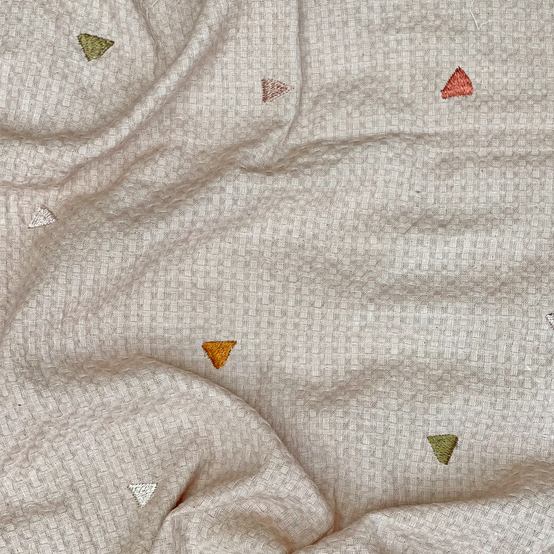 Fabric - Mini angles Happy Beige