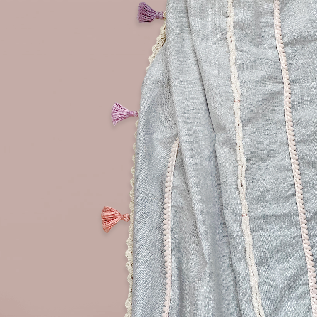 Fabric - Grey & Pink Lines