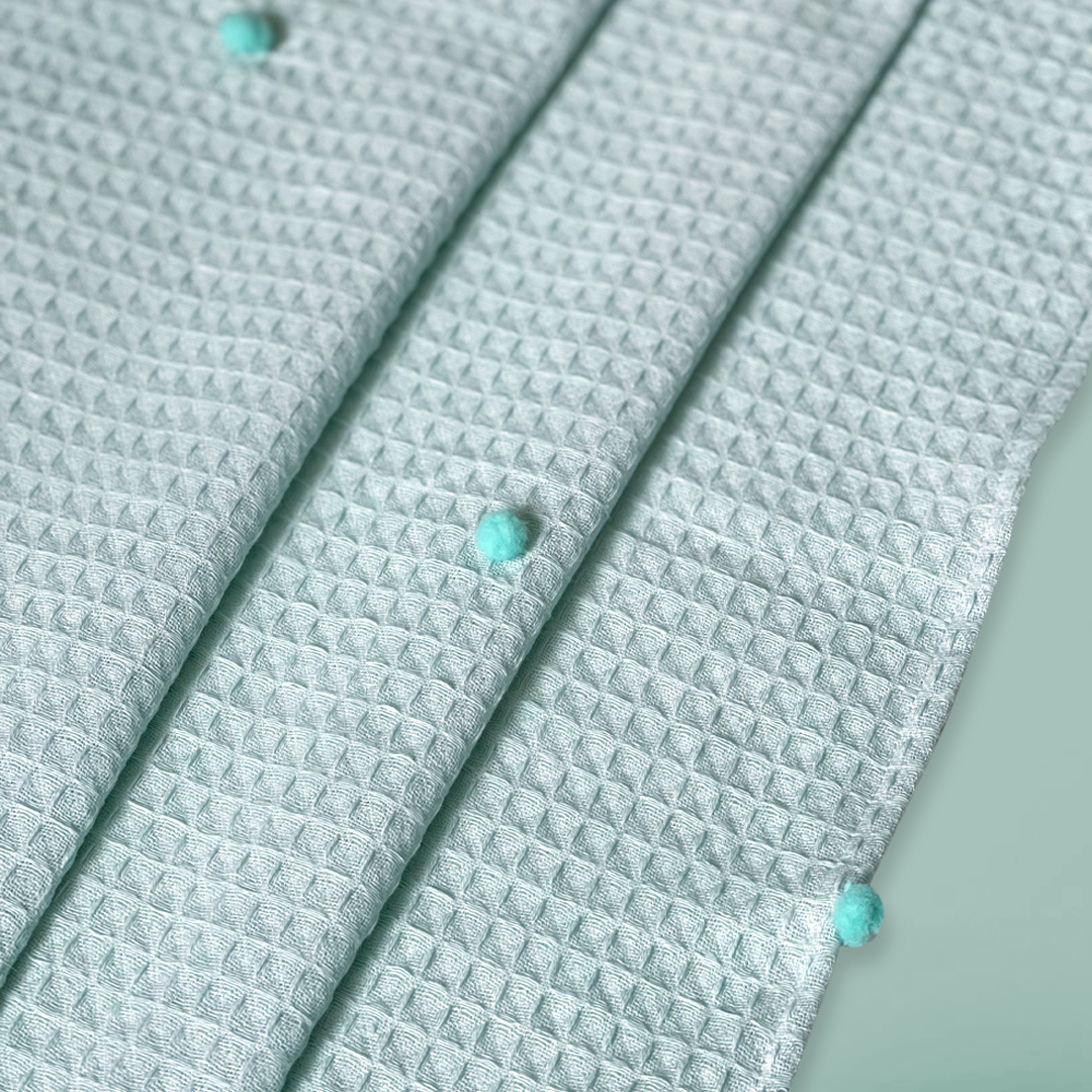 Fabric - Waffle Blue