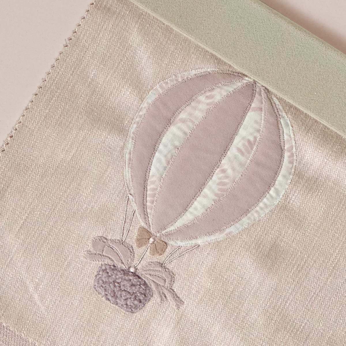 Whimsical Hot Air Balloon Textile