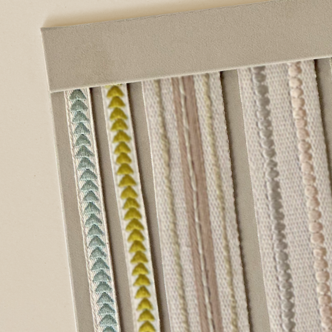 Embroidered Arrow Pattern Ribbon