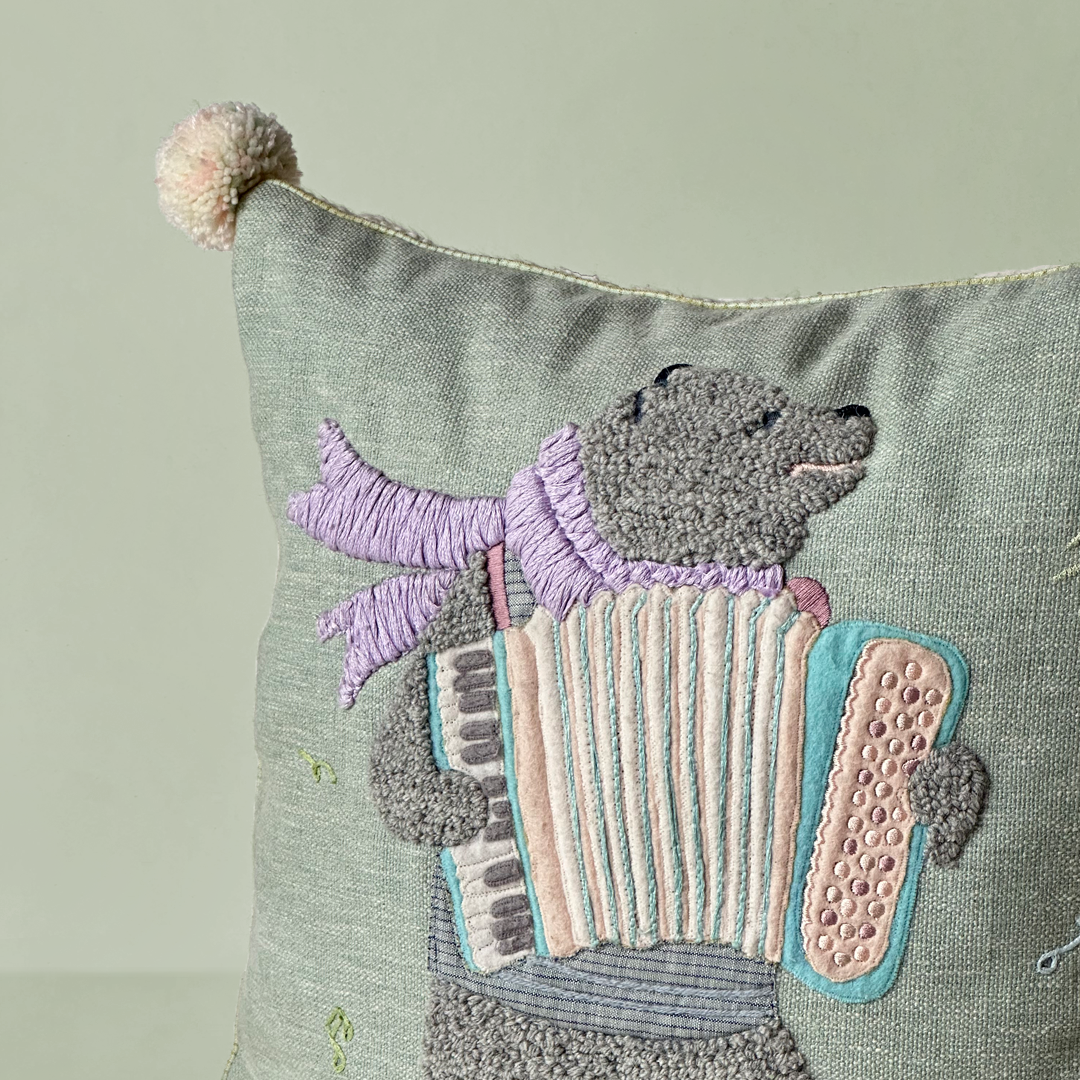 Bear on Accordion
