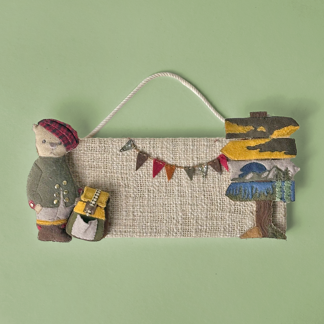 Holiday Bear Name Plate