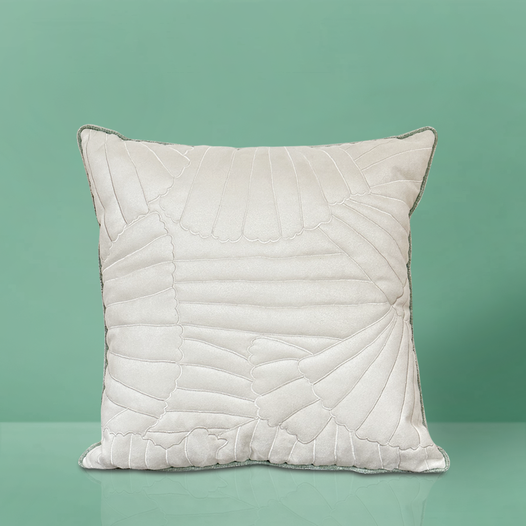 Palma embroidered cushion