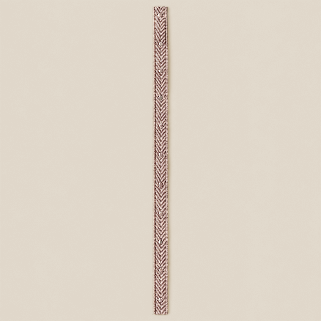 Narrow Herringbone Stitched Trim