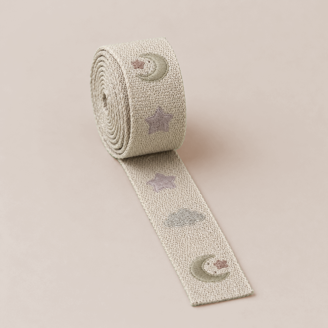 Celestial Linen Passementerie Ribbon