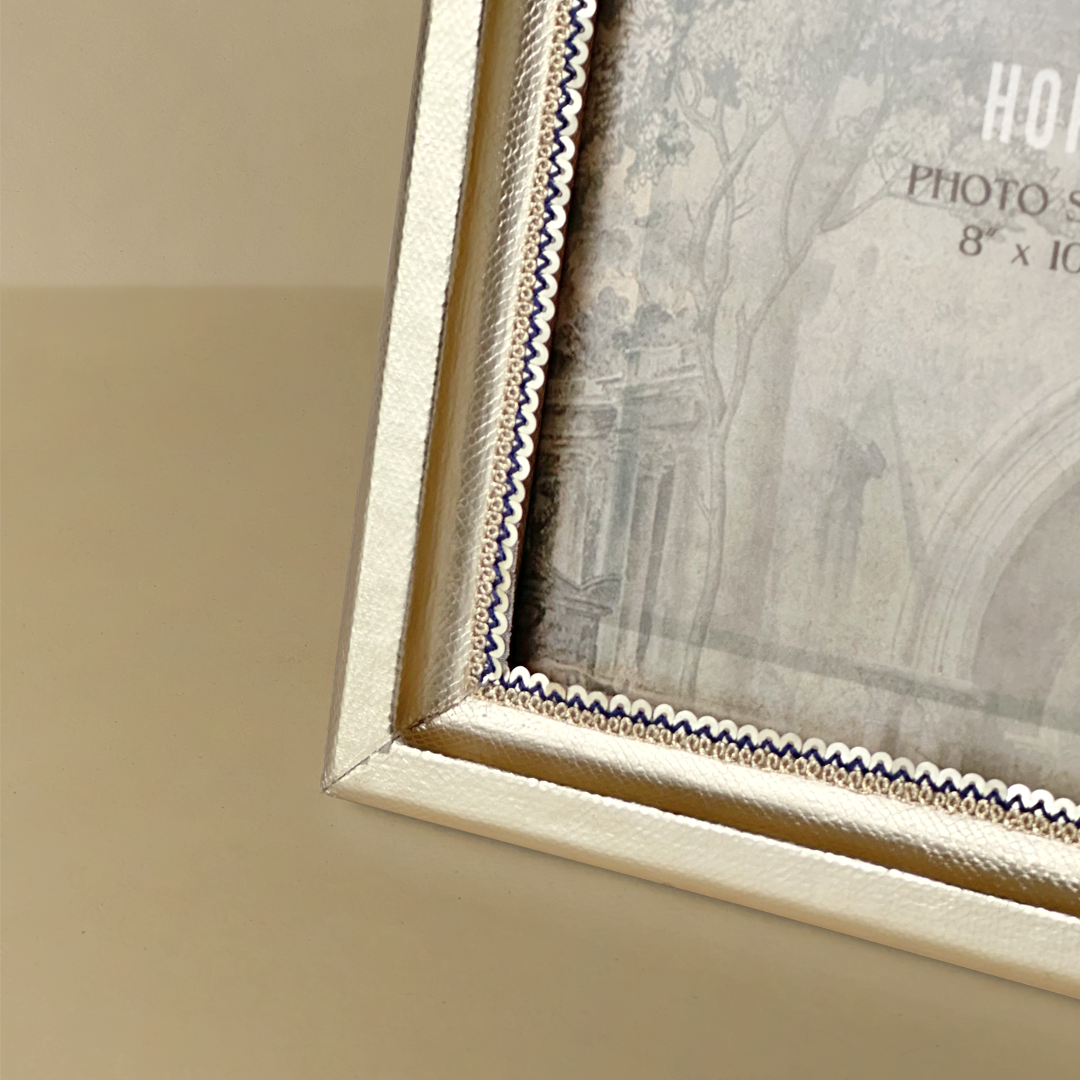 Elegant Champagne Gold Photo Frame