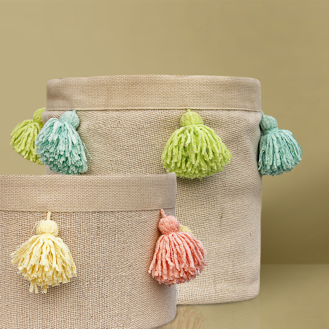 Pom Pom Basket