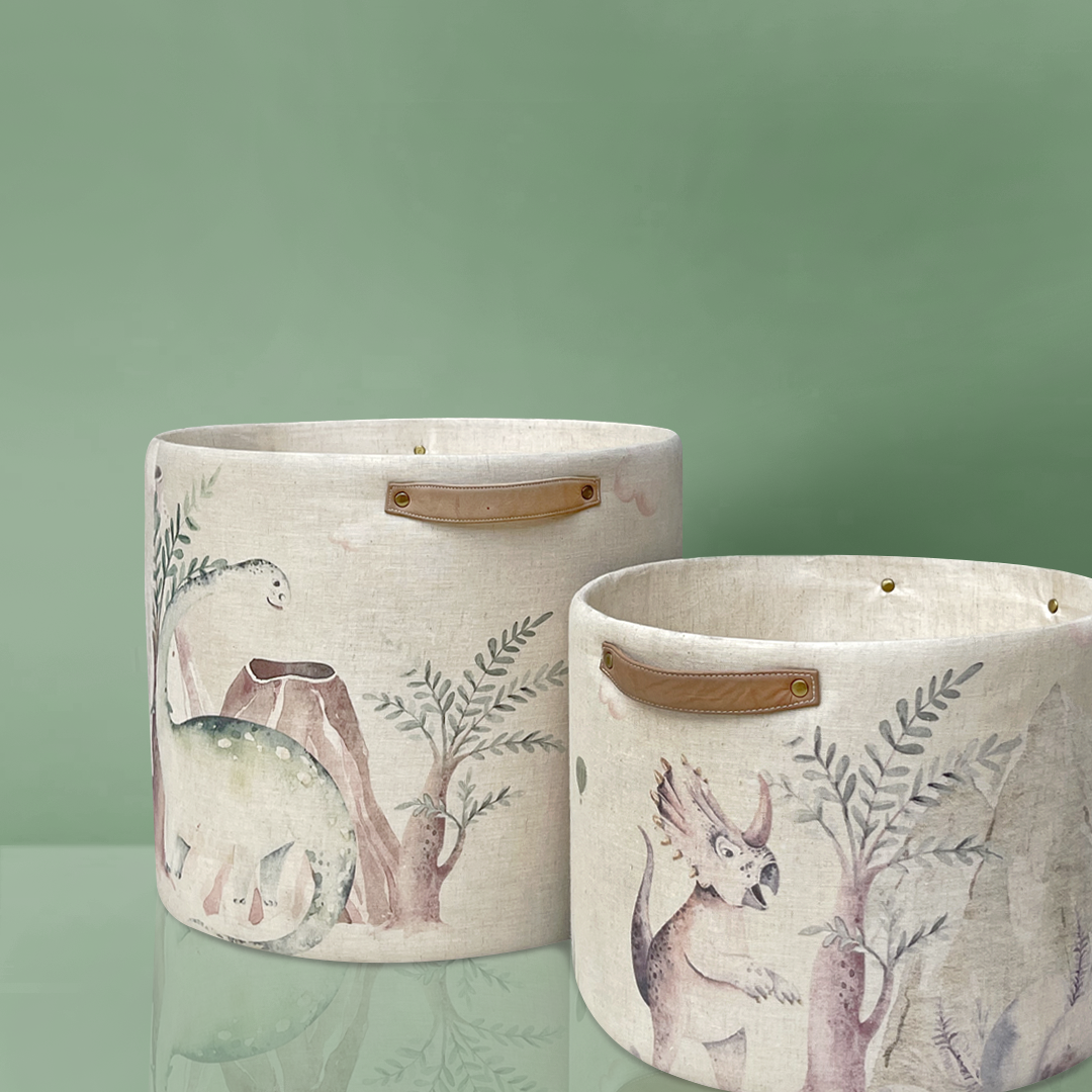 Dino Print Basket