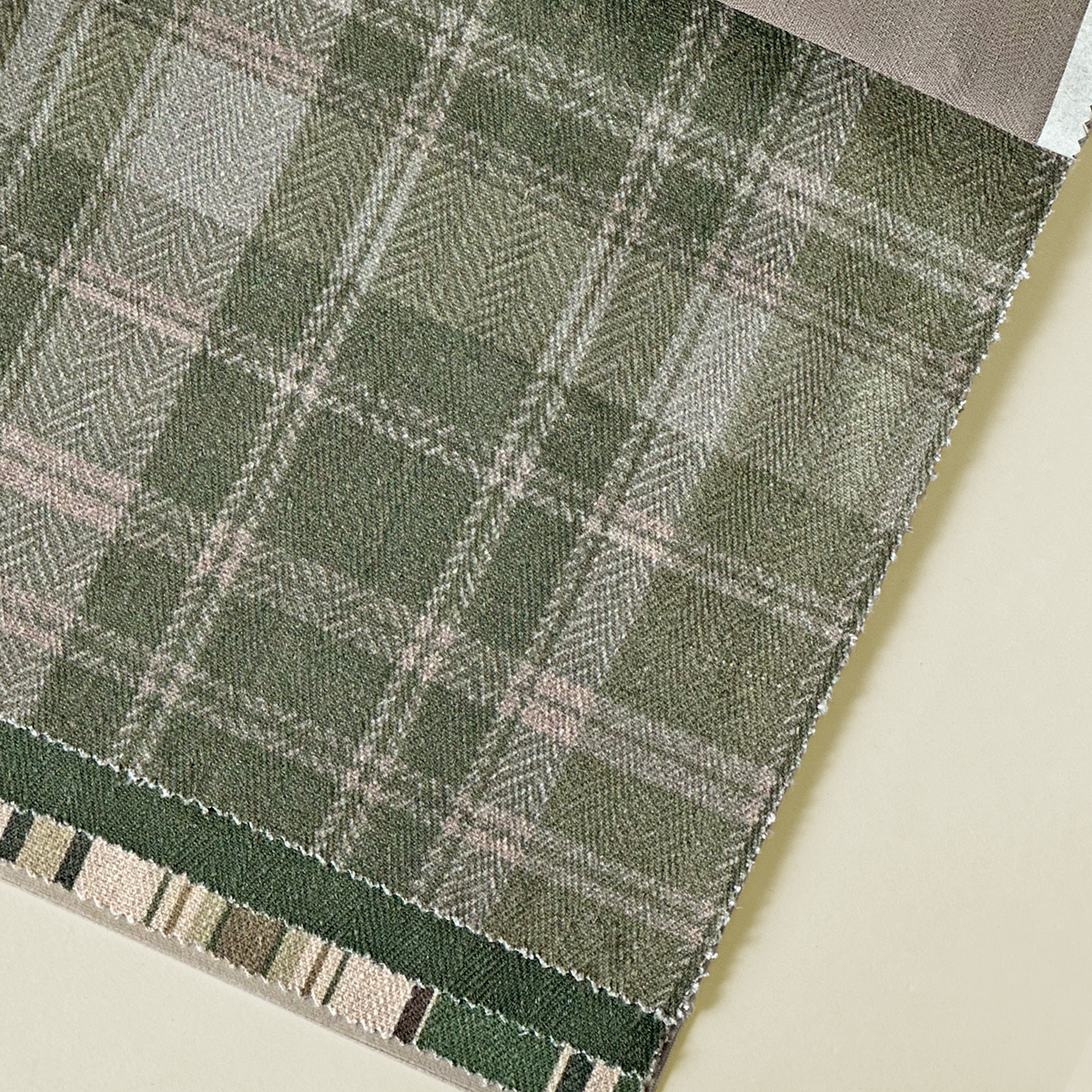 Moss Tartan Herringbone