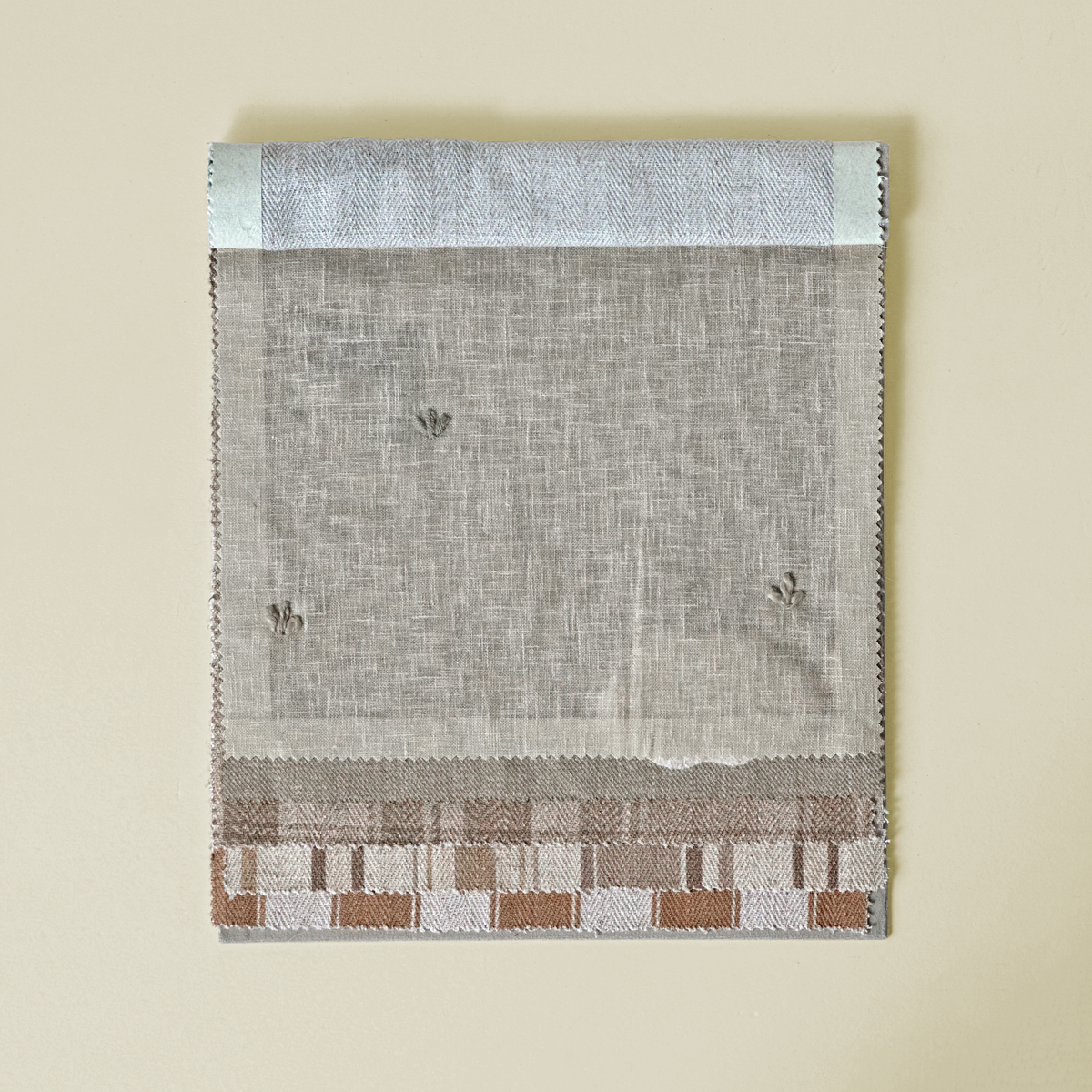 Embroidered Linen Sheer