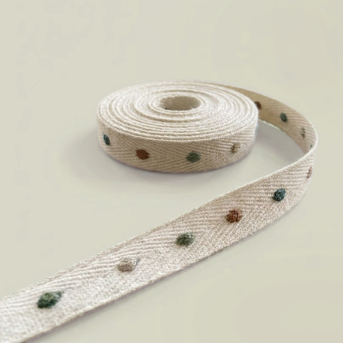 Polka Dot Embroidered Passementerie Trim