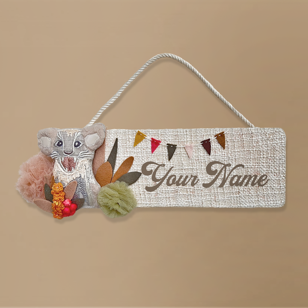 Safari Name Plate