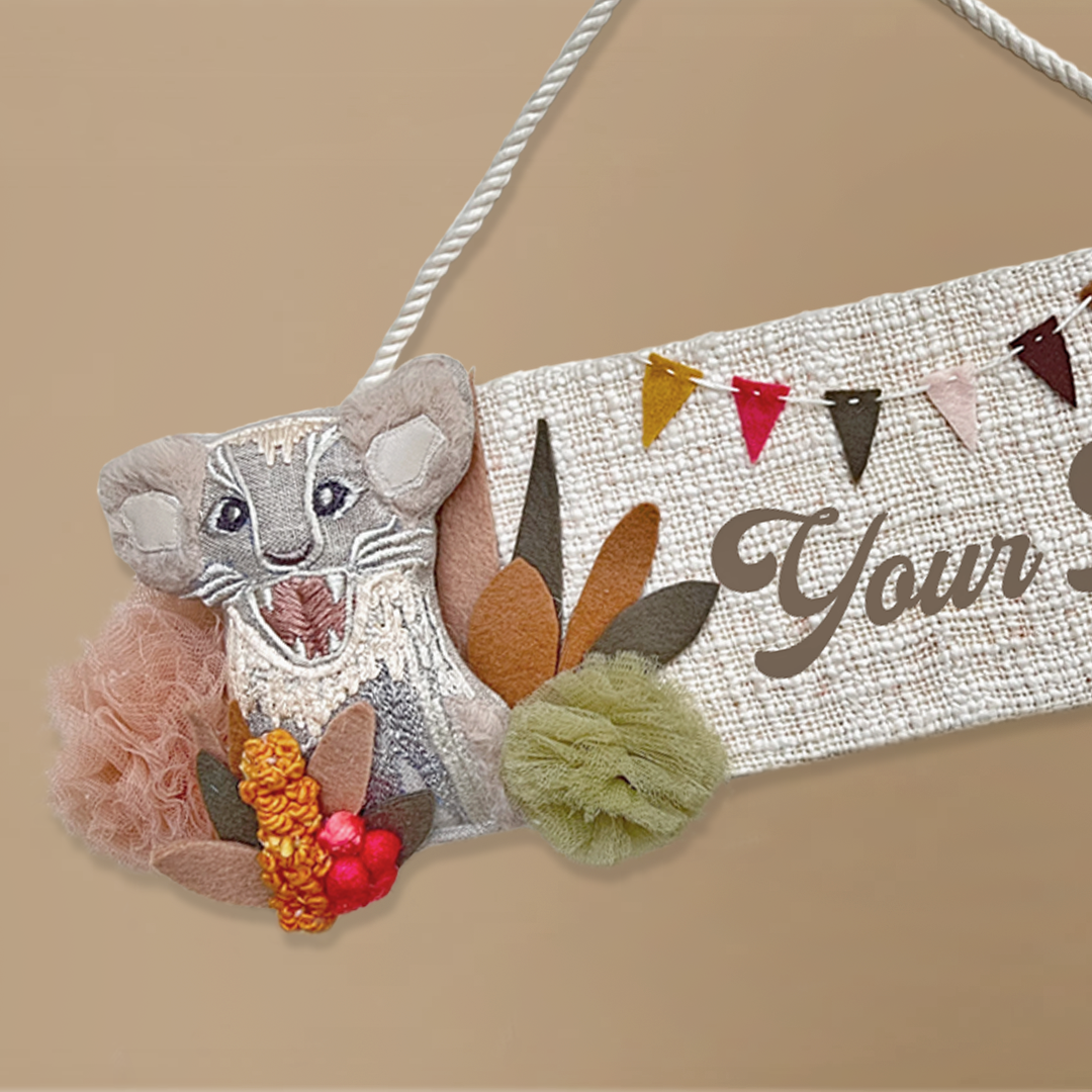 Safari Name Plate
