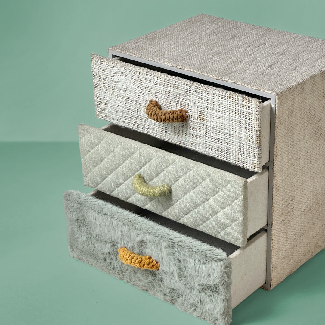 Mini Three Drawer Desk Chest