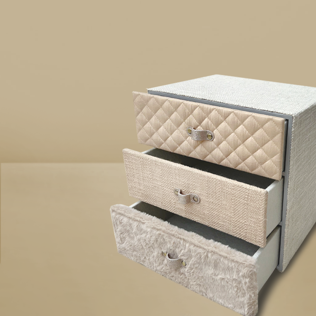 Mini Three Drawer Desk Chest II