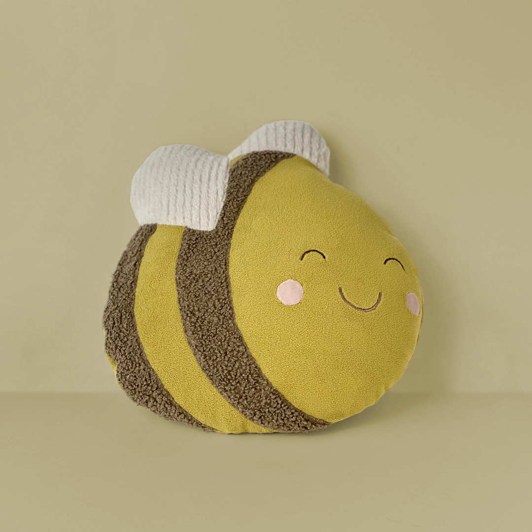 Happy Bumblebee Plush Cushion