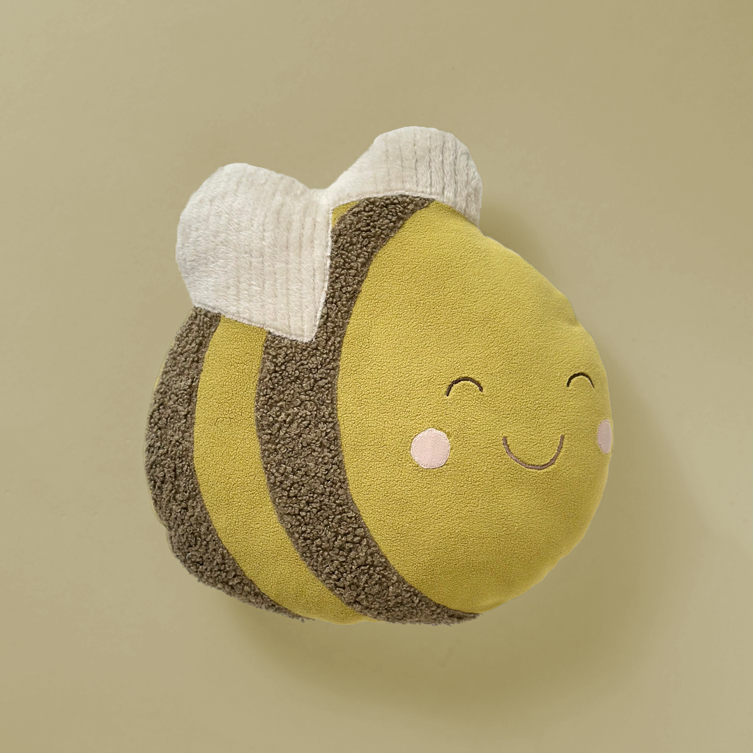 Happy Bumblebee Plush Cushion