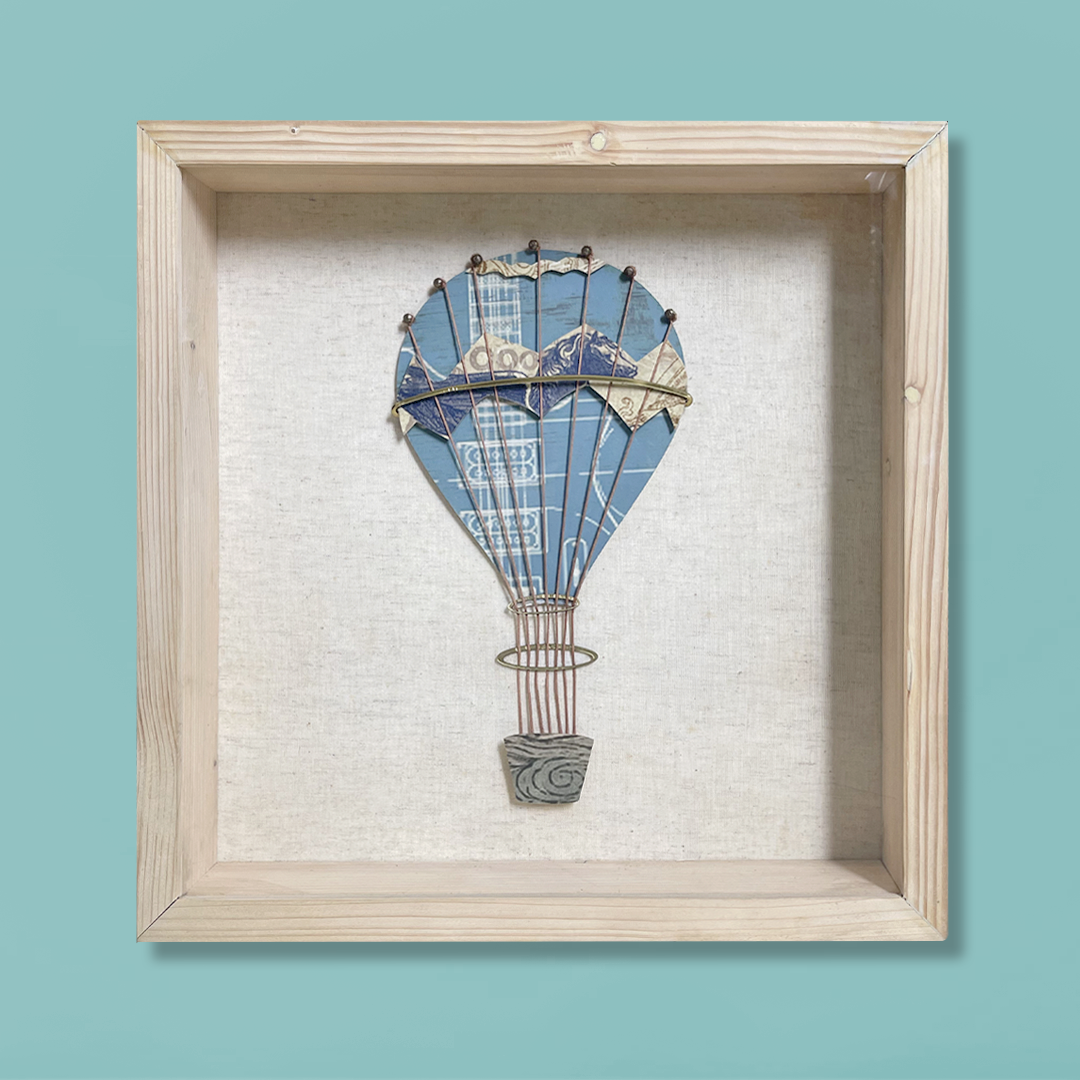 Vintage Balloon Flight Art