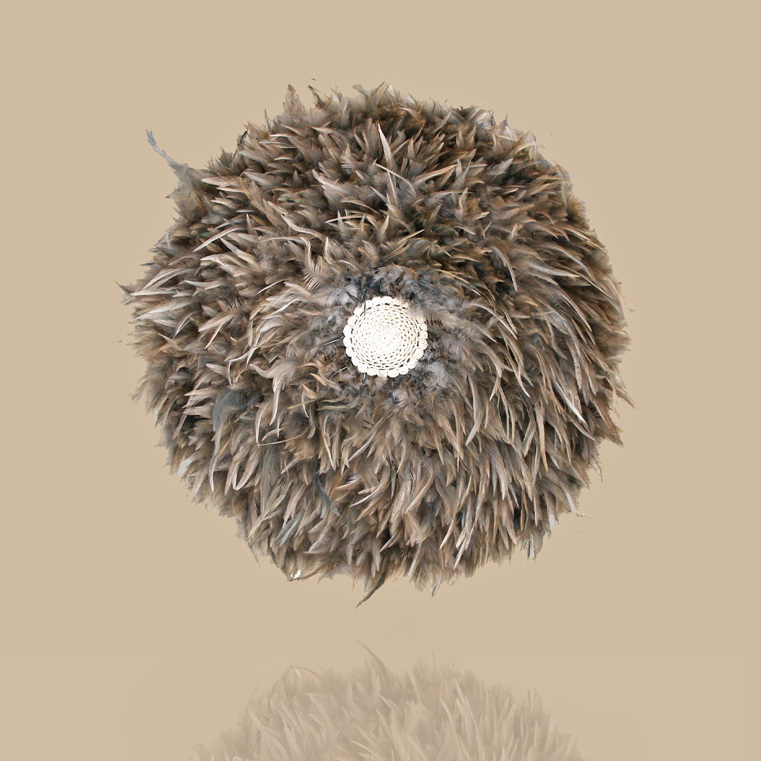 Feathered Wall decor Grey