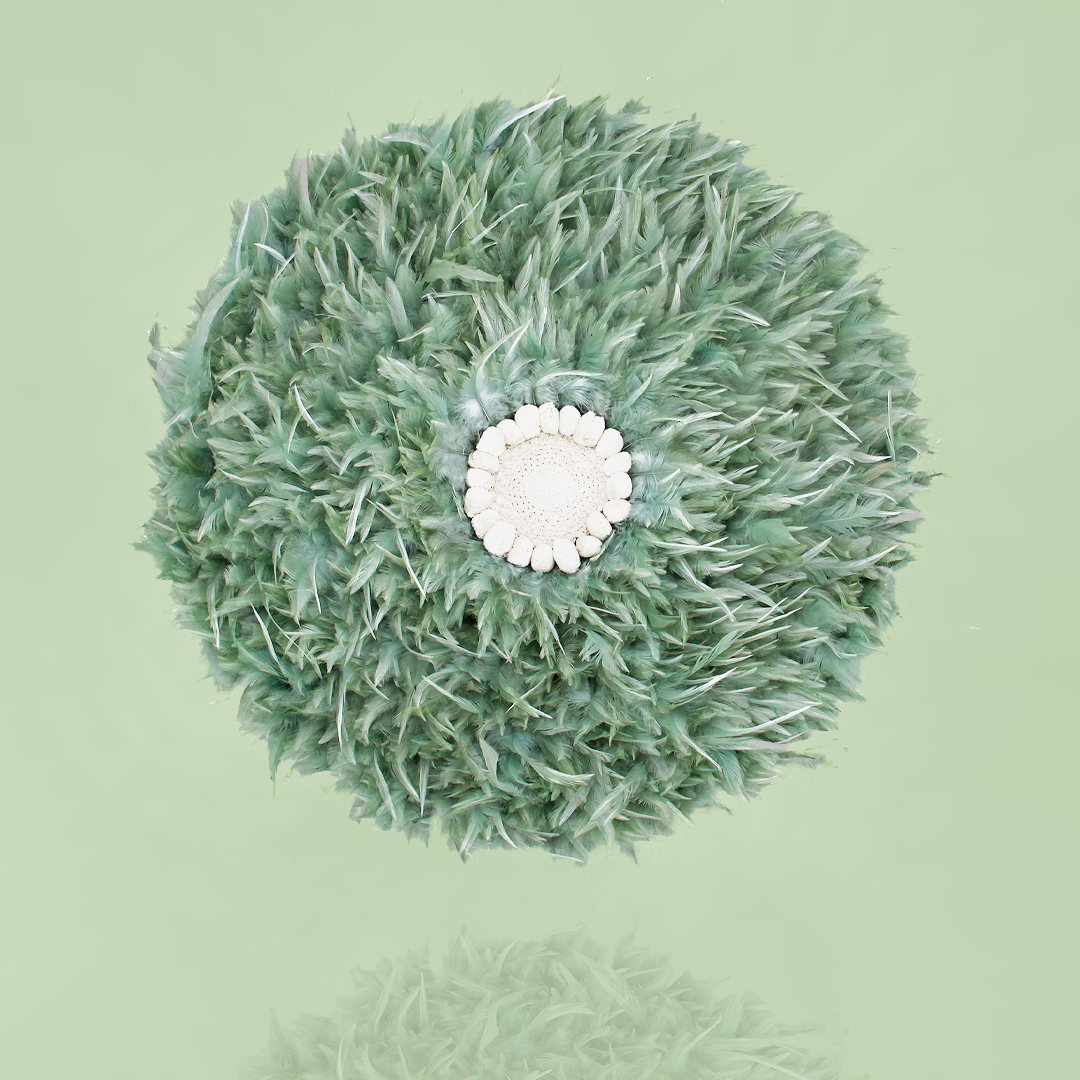Feathered Wall decor Sage