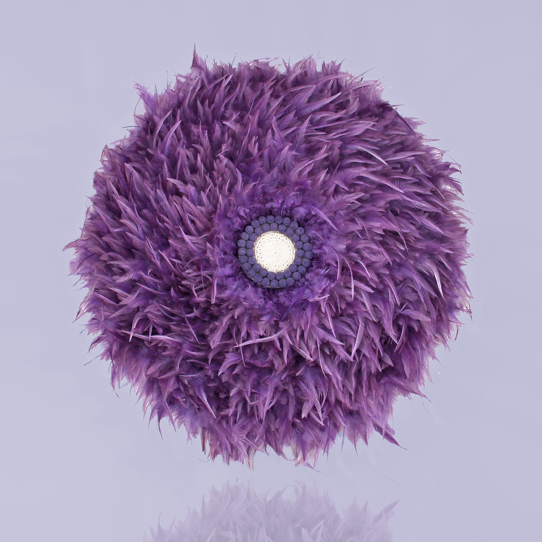 Feathered Wall decor Violet