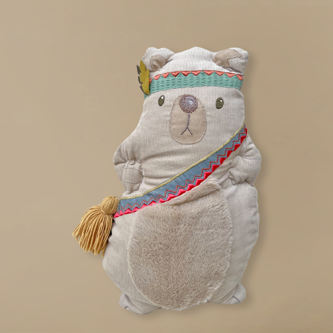Tribal Bear Shaped Cushion