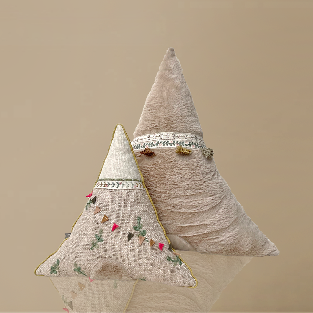 Tee Pee Small (sand) Shaped Cushion