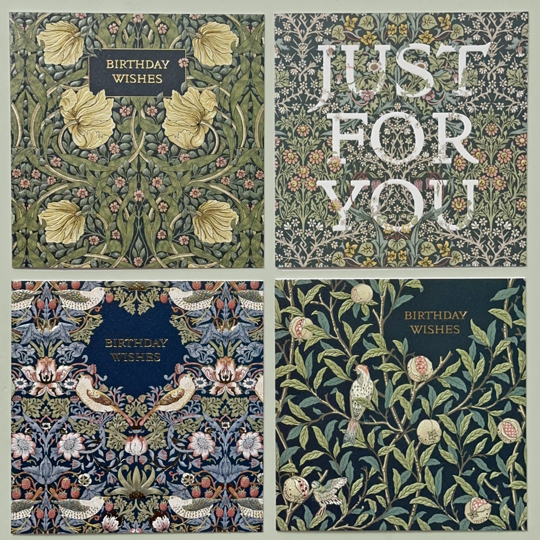 William Morris Greeting Cards II (Set of 4)