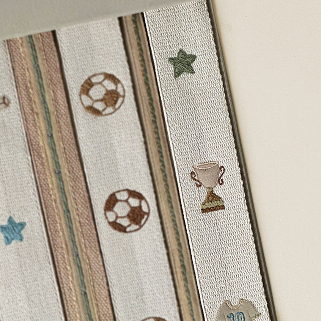 Embroidered Sports Motif Passementerie