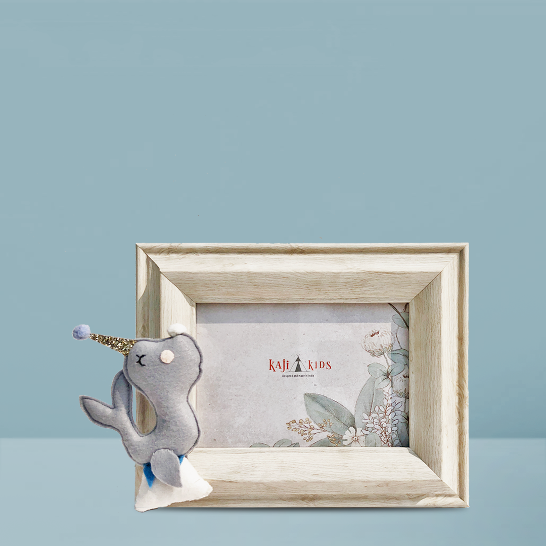 Mr Seal on a frame