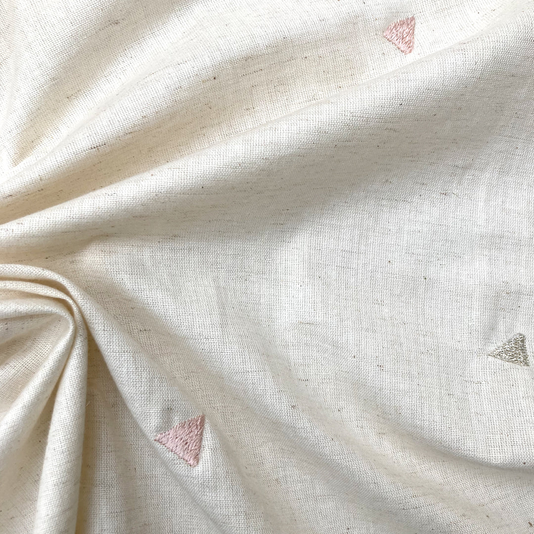 Fabric - Mini angles Peach