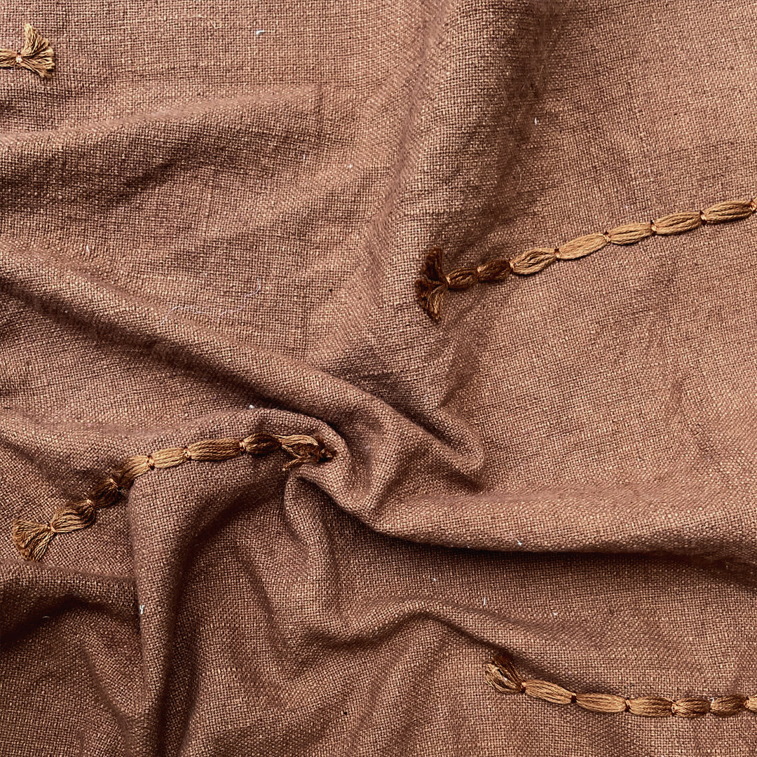 Fabric - Long Toffee Caramel Brown